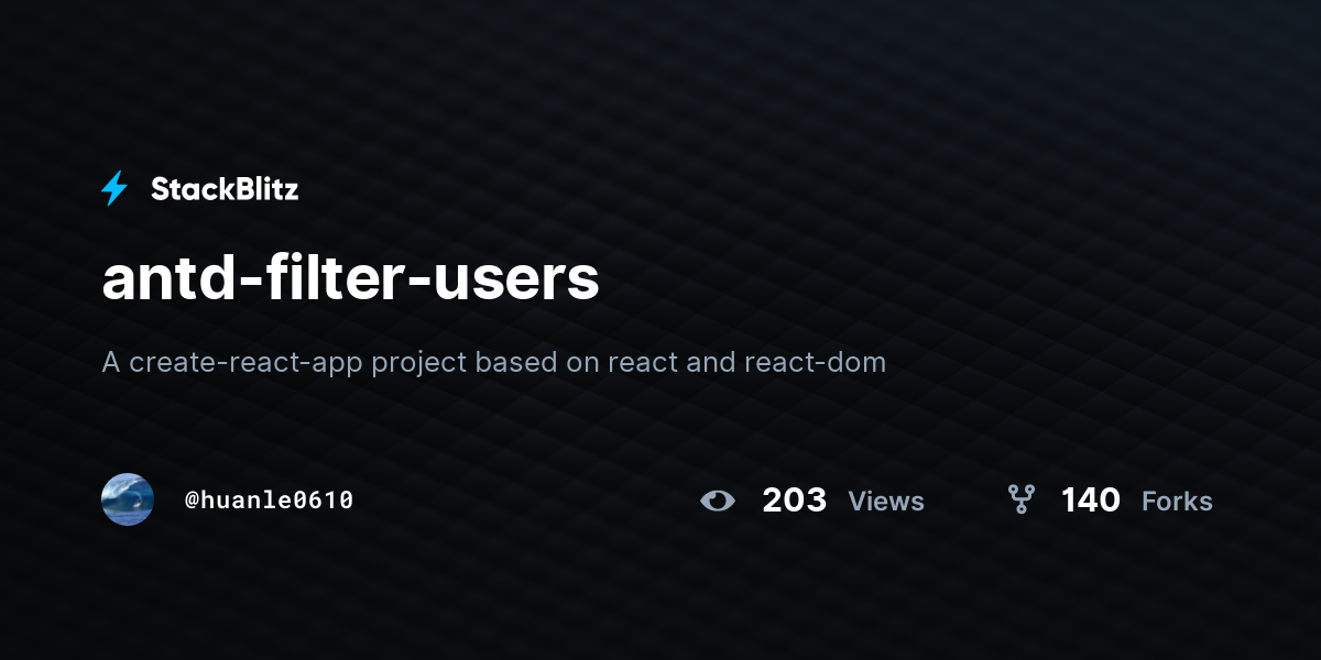 antd-filter-users - StackBlitz