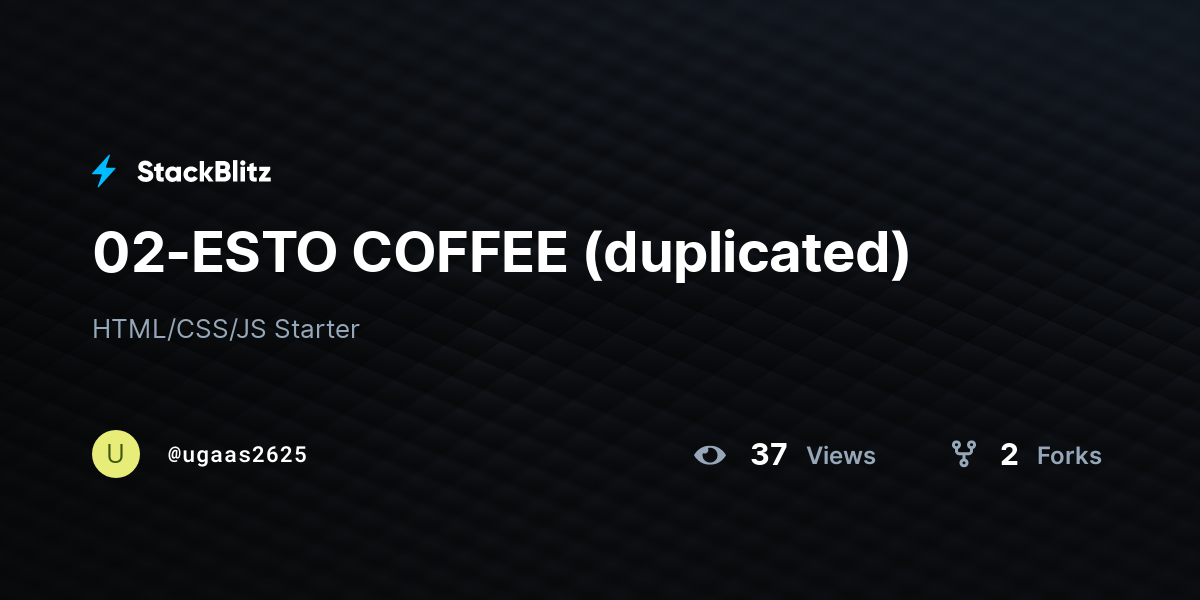 02-ESTO COFFEE (duplicated) - StackBlitz