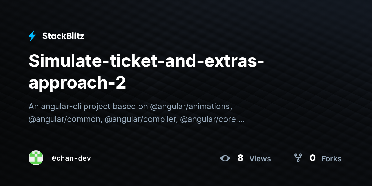 Simulate-ticket-and-extras-approach-2 - StackBlitz