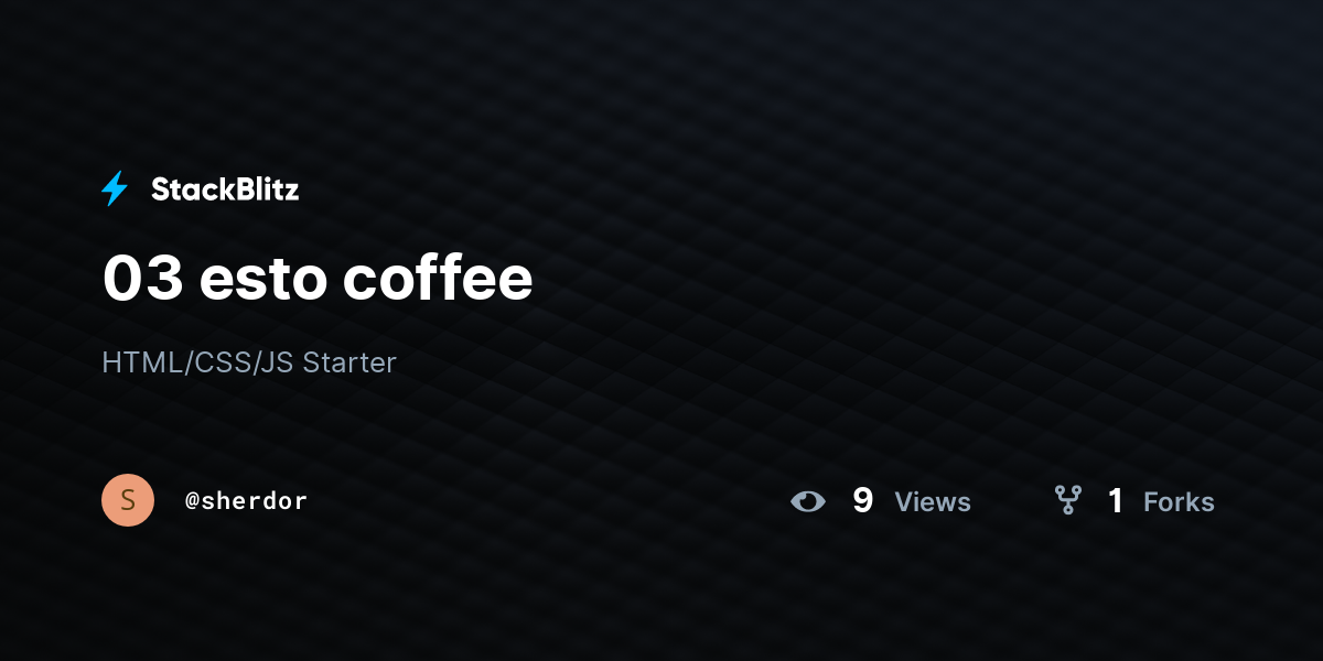 03 esto coffee - StackBlitz