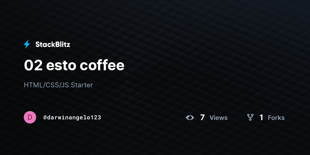 02 esto coffee - StackBlitz