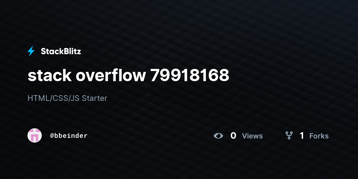 stack overflow 79918168 - StackBlitz