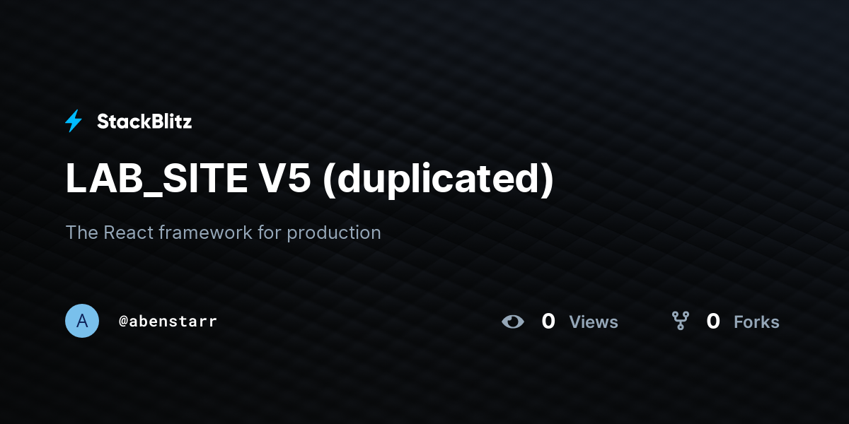 LAB_SITE V5 (duplicated) - StackBlitz