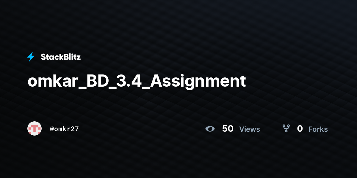 omkar_BD_3.4_Assignment - StackBlitz