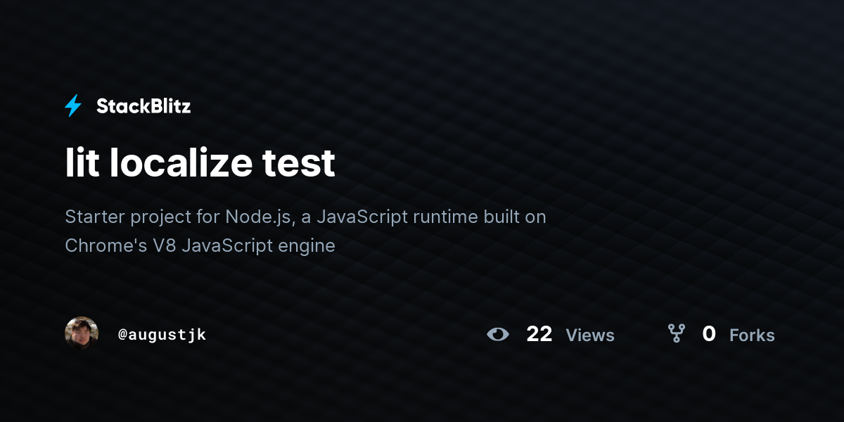 lit localize test - StackBlitz