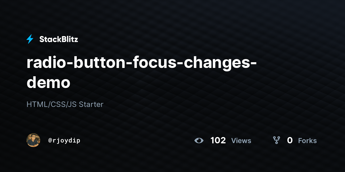 radio-button-focus-changes-demo - StackBlitz