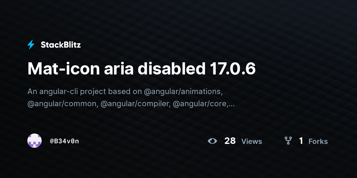 Mat-icon aria disabled 17.0.6 - StackBlitz