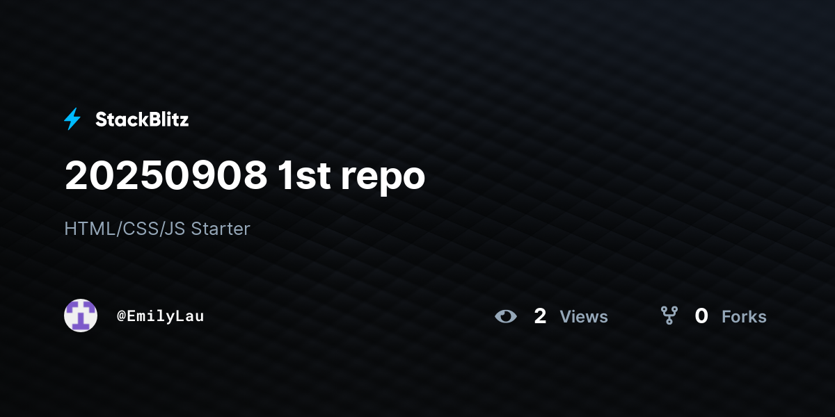 20250908 1st repo - StackBlitz
