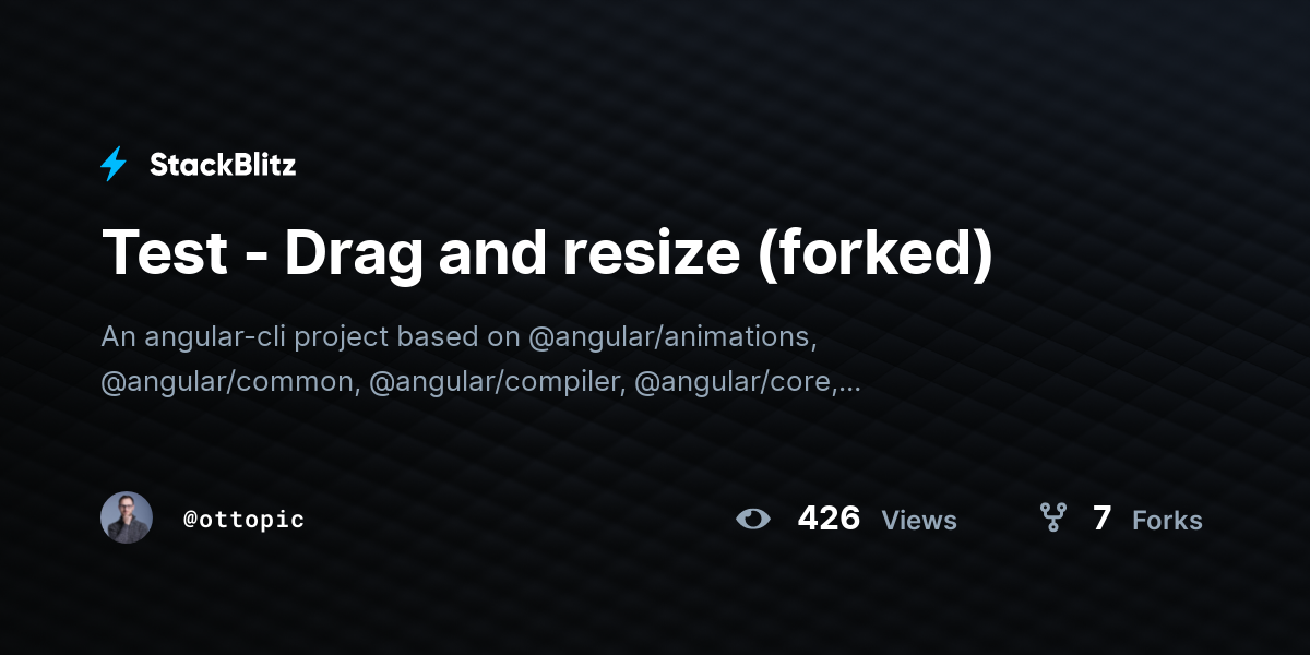 Test - Drag and resize (forked) - StackBlitz