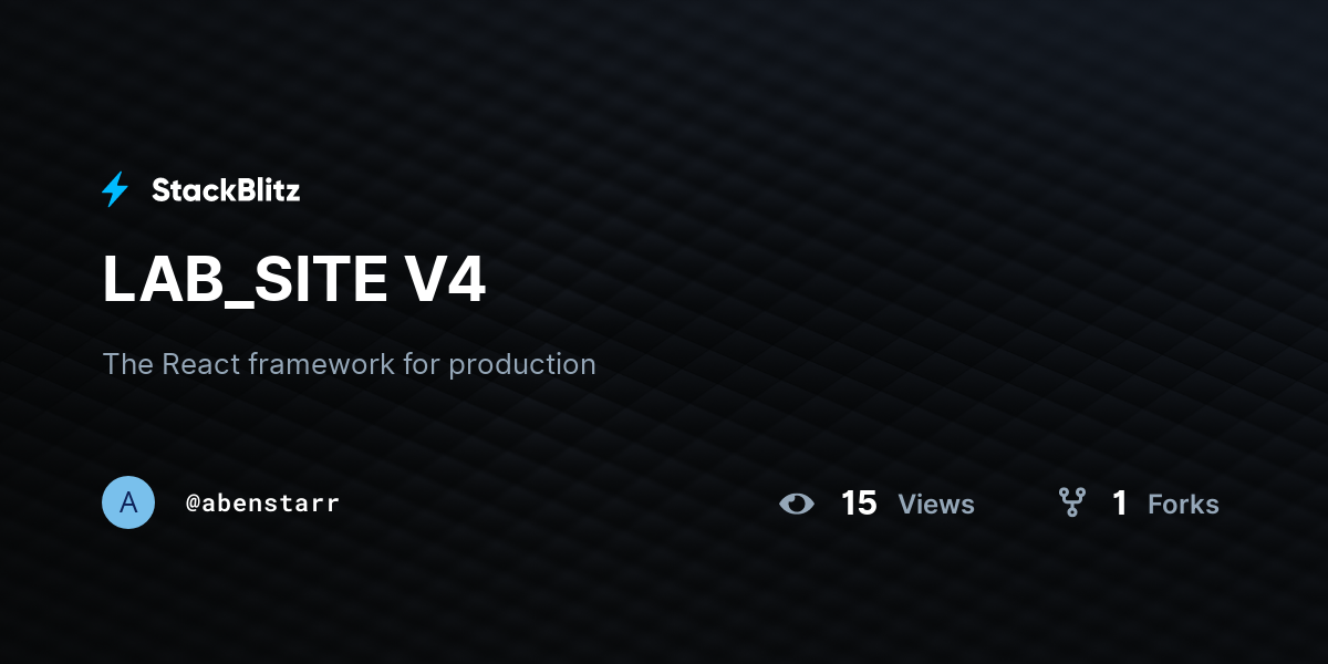 LAB_SITE V4 - StackBlitz