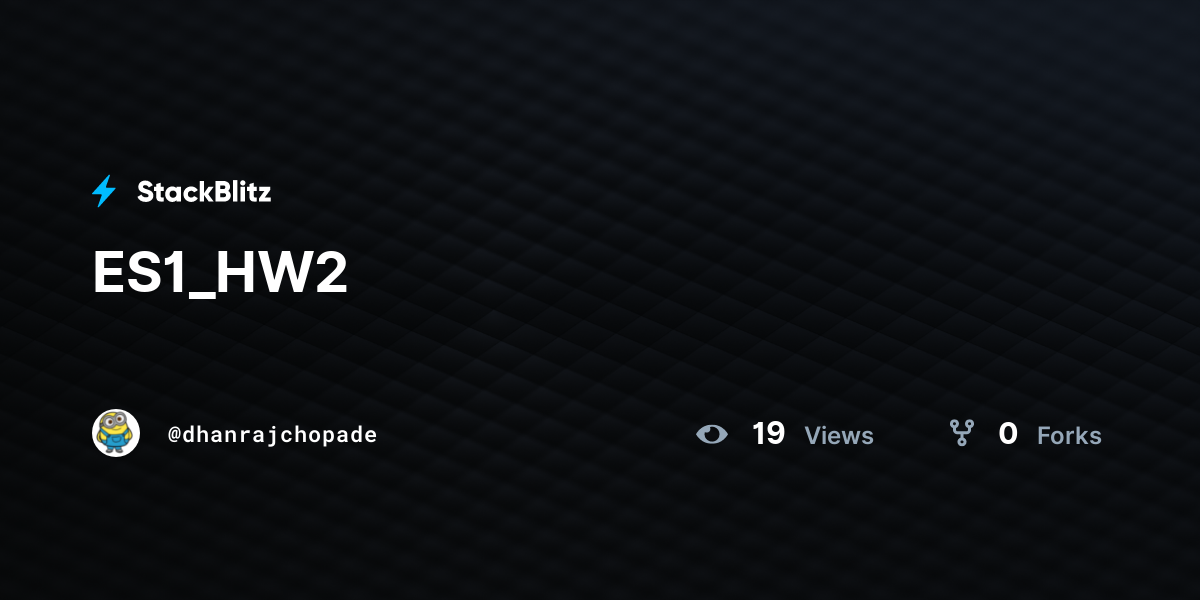 Es1 Hw2 Stackblitz
