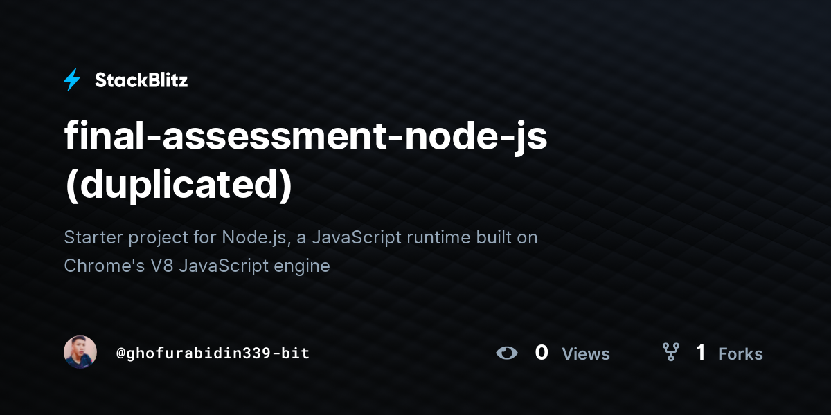 final-assessment-node-js (duplicated) - StackBlitz
