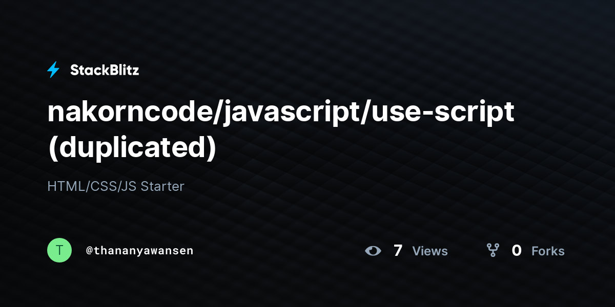 nakorncode/javascript/use-script (duplicated) - StackBlitz