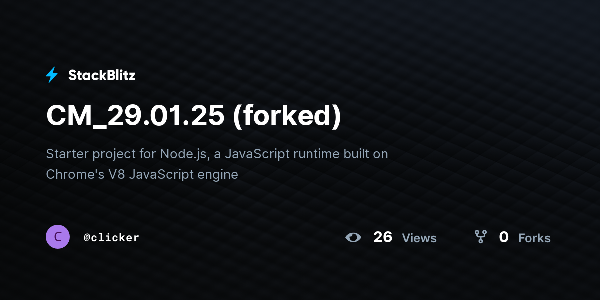 CM_29.01.25 (forked) - StackBlitz