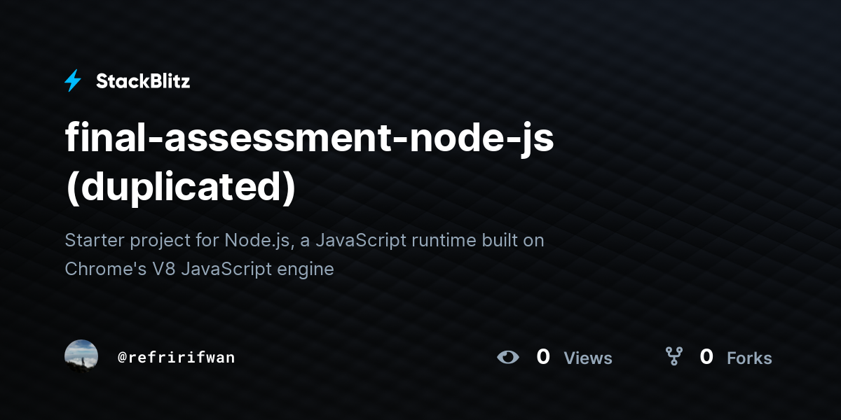 final-assessment-node-js (duplicated) - StackBlitz