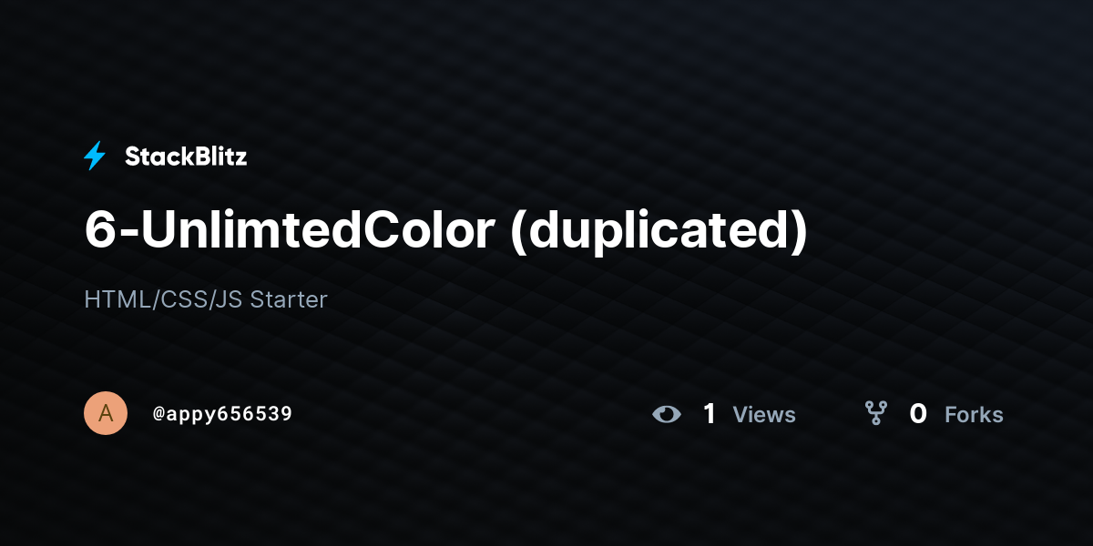 6-UnlimtedColor (duplicated) - StackBlitz