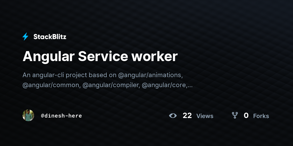 angular-service-worker-stackblitz