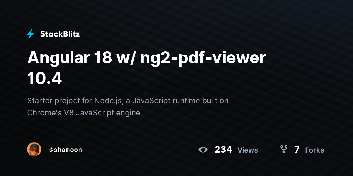 Angular 18 w/ ng2-pdf-viewer 10.4 - StackBlitz