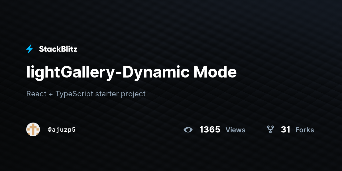 lightGallery-Dynamic Mode - StackBlitz