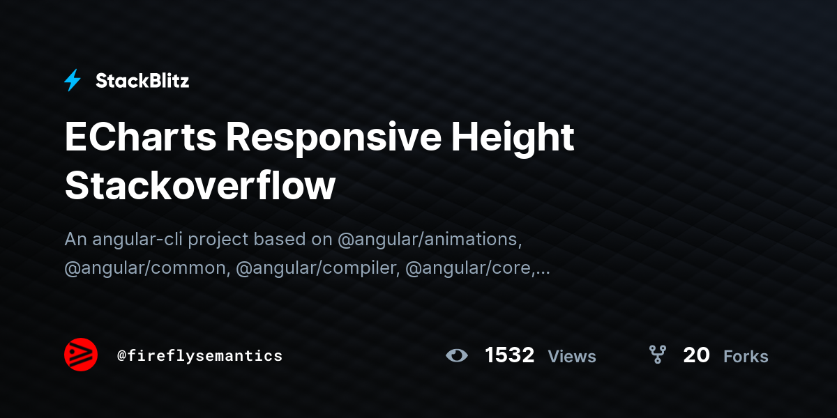 ECharts Responsive Height Stackoverflow - StackBlitz