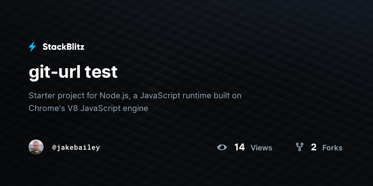 git-url test - StackBlitz