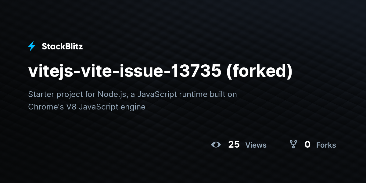 vitejs-vite-issue-13735 (forked) - StackBlitz