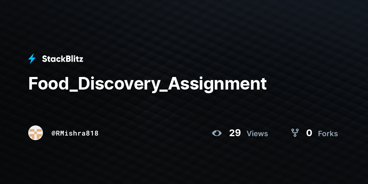 Food_Discovery_Assignment - StackBlitz