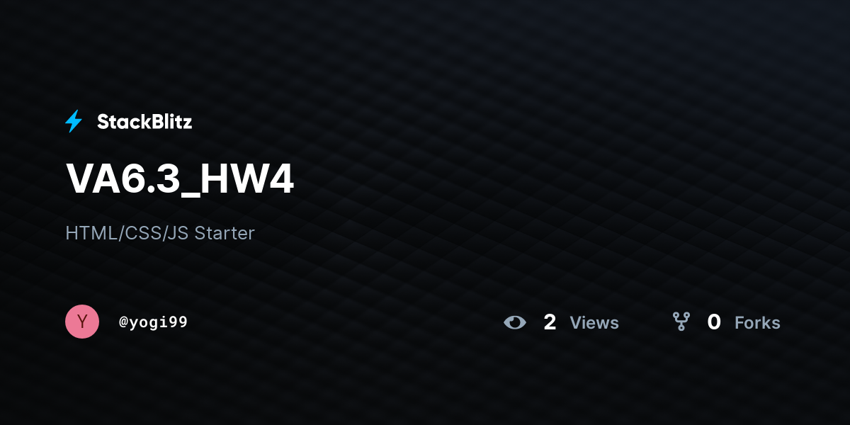 VA6.3_HW4 - StackBlitz