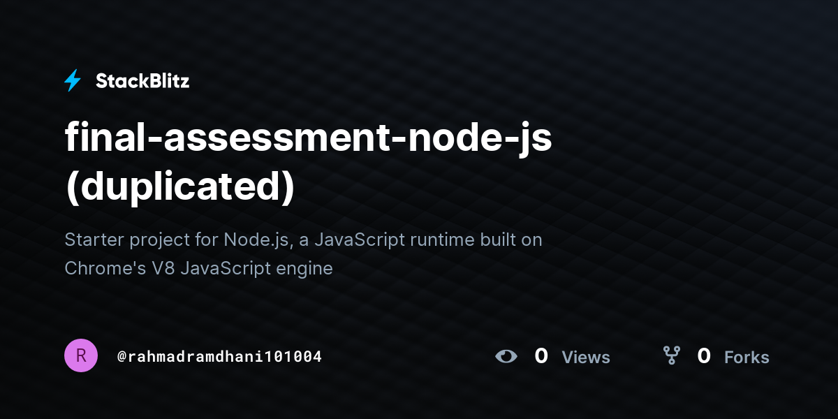 final-assessment-node-js (duplicated) - StackBlitz