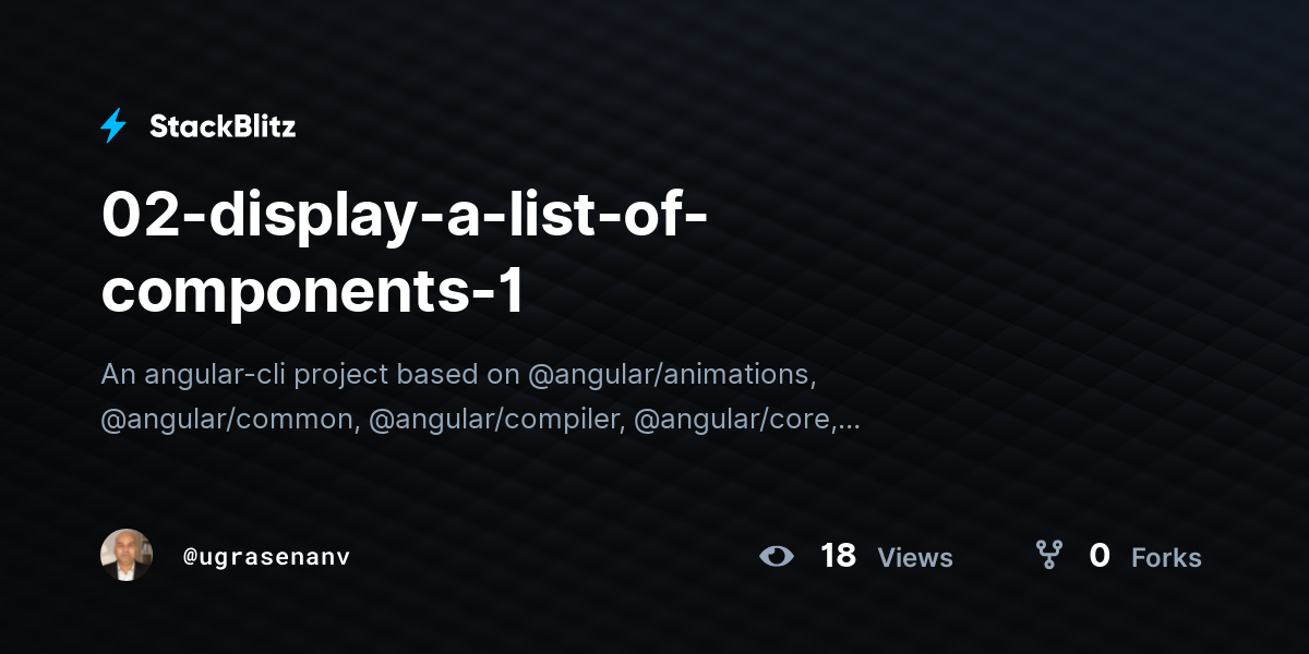 02-display-a-list-of-components-1 - StackBlitz