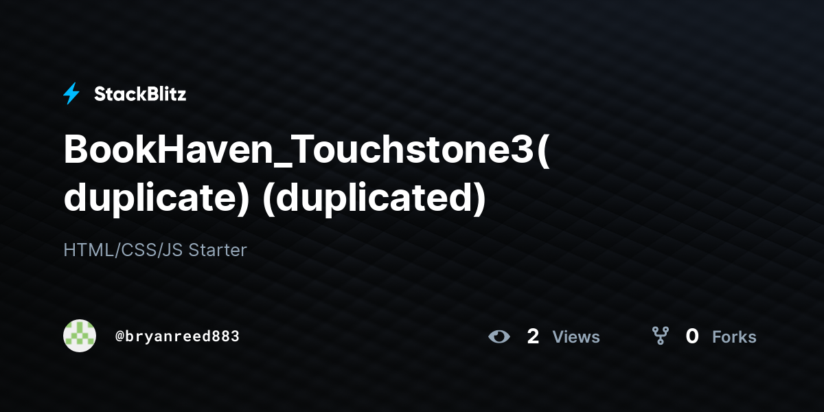 BookHaven_Touchstone3( duplicate) (duplicated) - StackBlitz