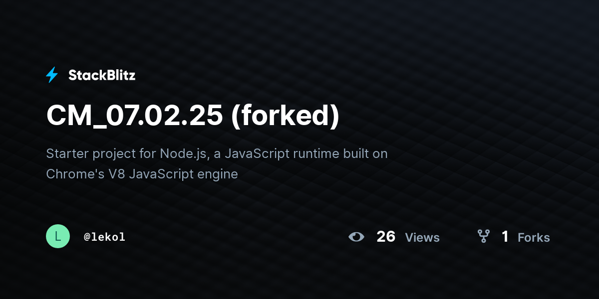 CM_07.02.25 (forked) - StackBlitz