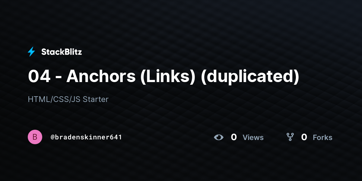 04 - Anchors (Links) (duplicated) - StackBlitz