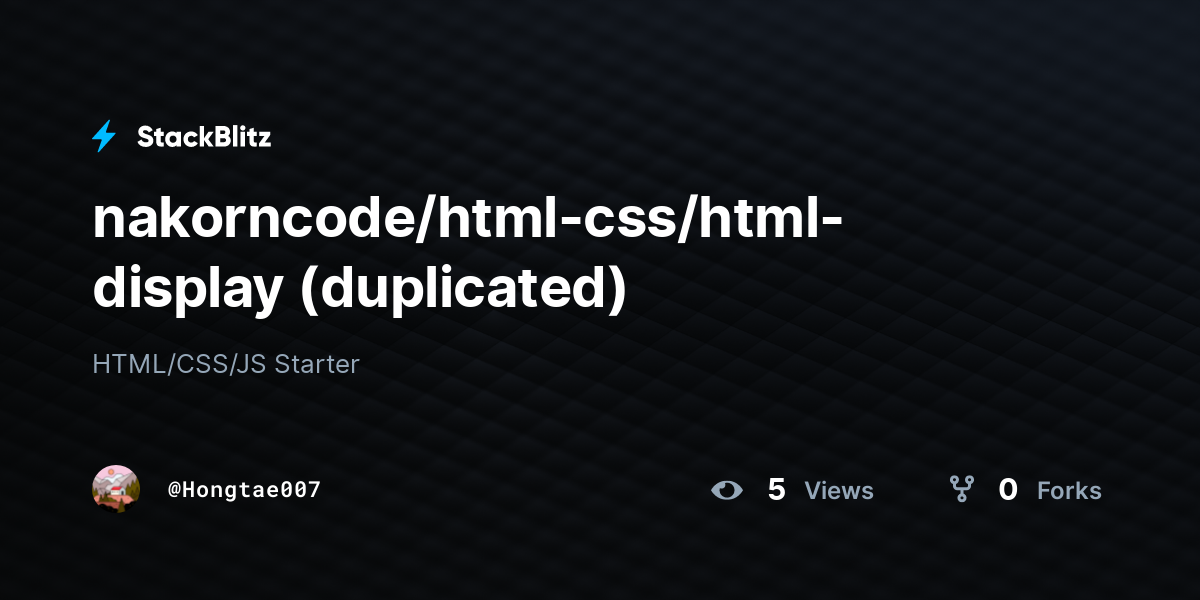 nakorncode/html-css/html-display (duplicated) - StackBlitz