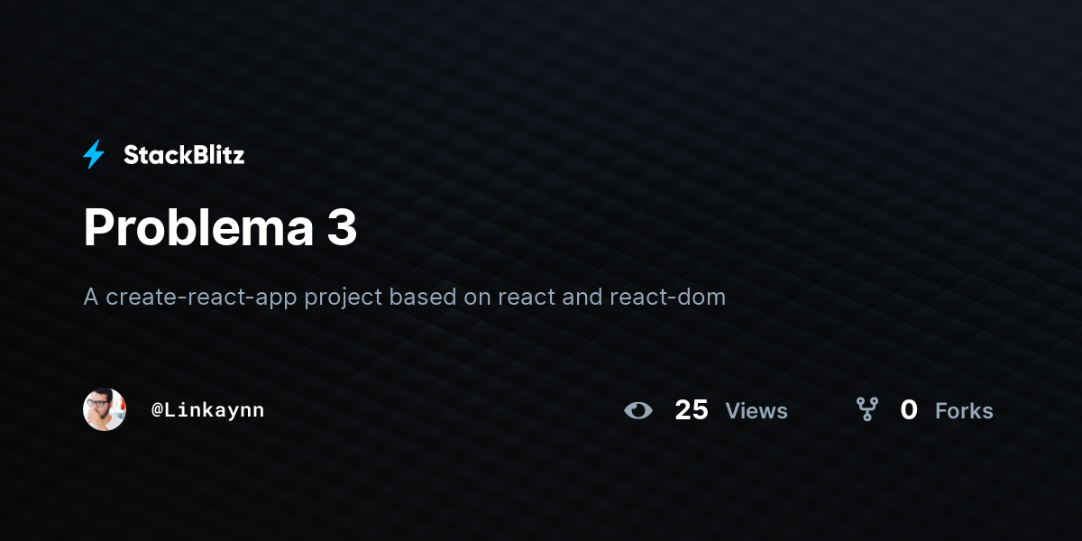 Problema 3 - StackBlitz