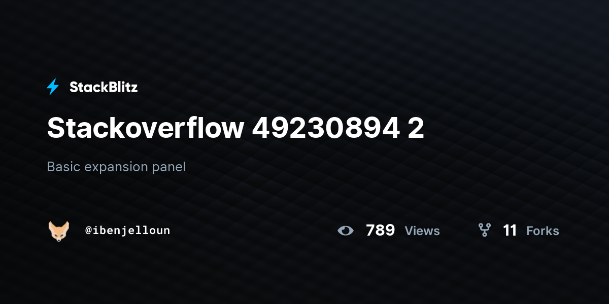 Stackoverflow 49230894 2 - StackBlitz