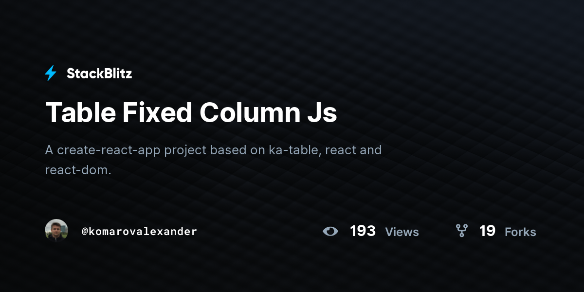table-fixed-column-js-stackblitz