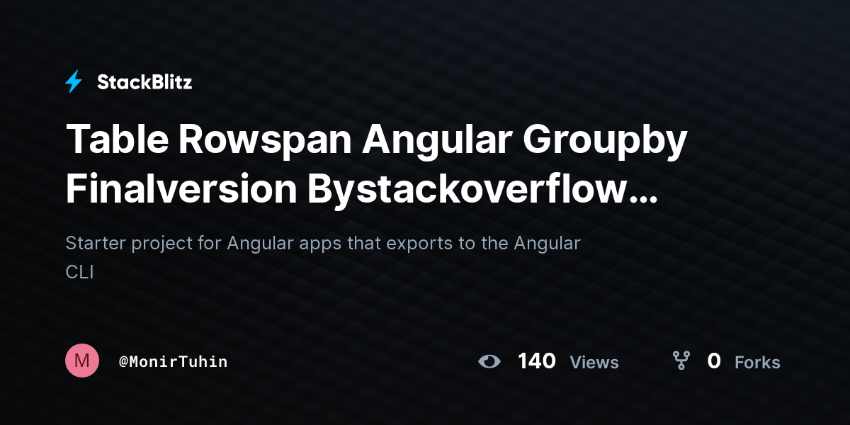 Table Rowspan Angular Groupby Finalversion Bystackoverflow Solu ...