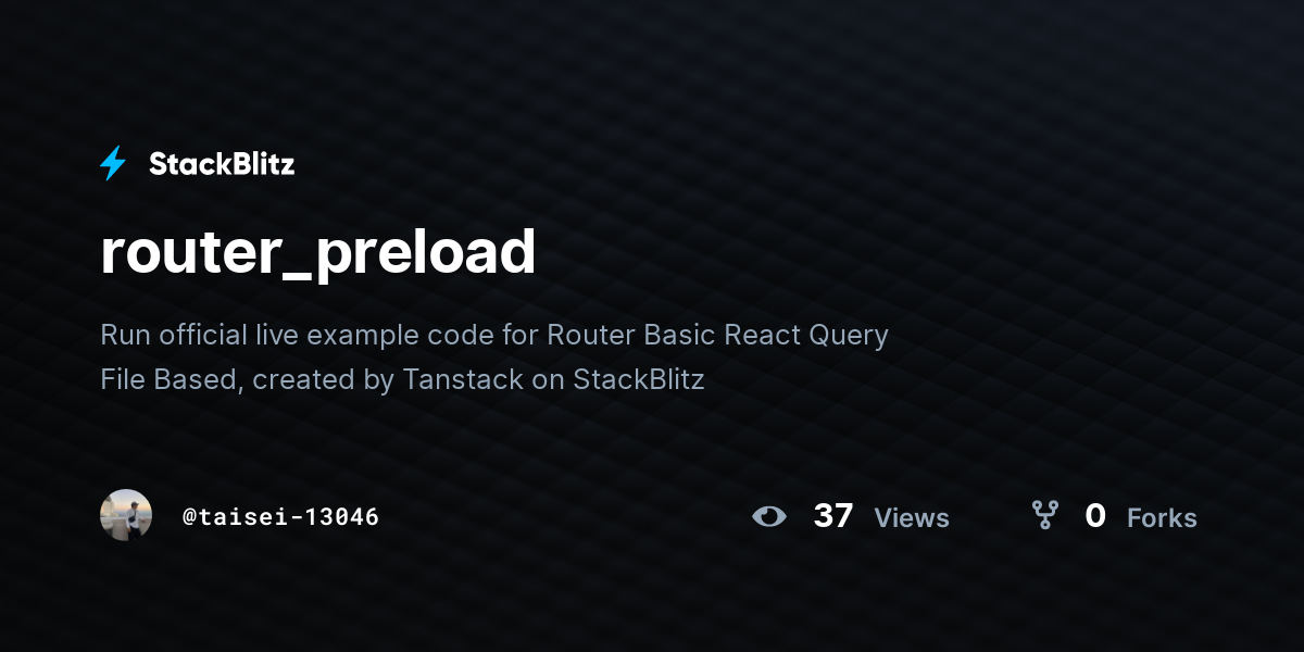 router_preload - StackBlitz