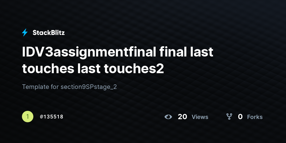 IDV3assignmentfinal final last touches last touches2 - StackBlitz