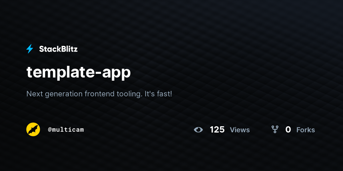 template-app - StackBlitz