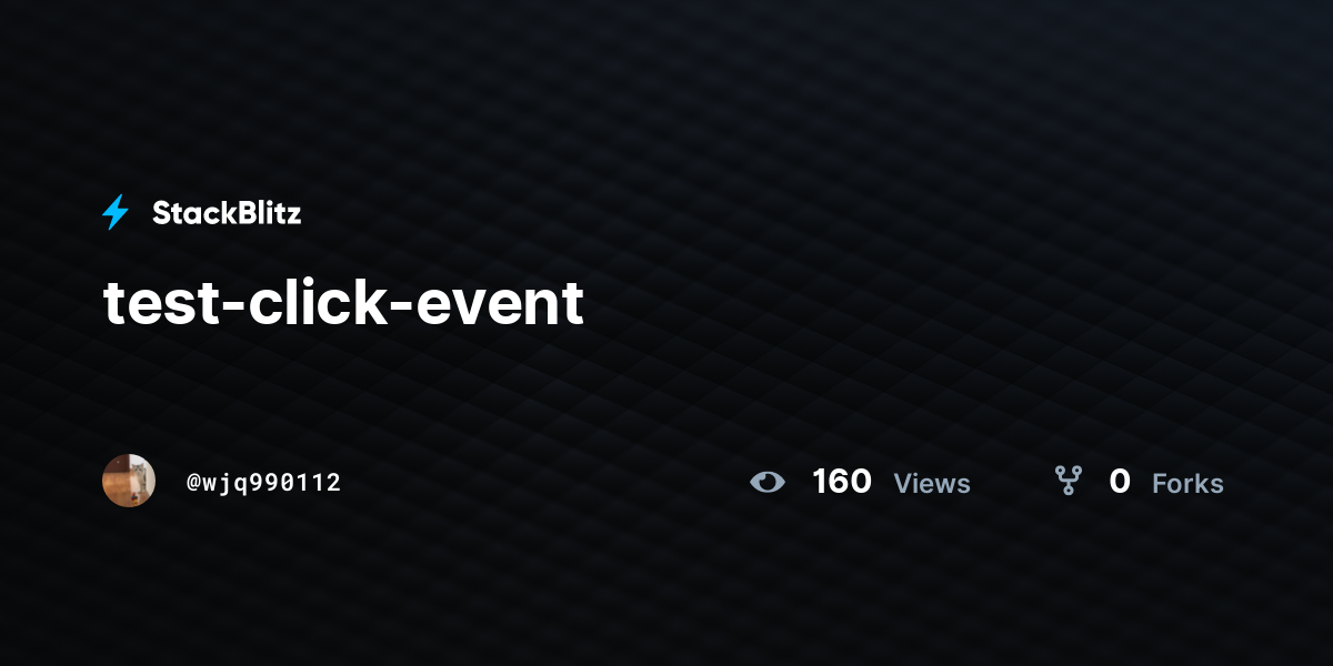 test-click-event - StackBlitz