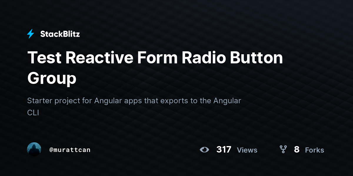 test-reactive-form-radio-button-group-stackblitz