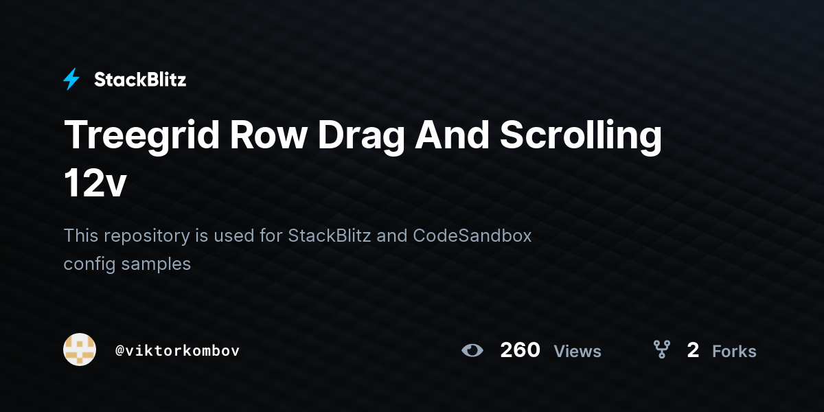 Treegrid Row Drag And Scrolling 12v - StackBlitz