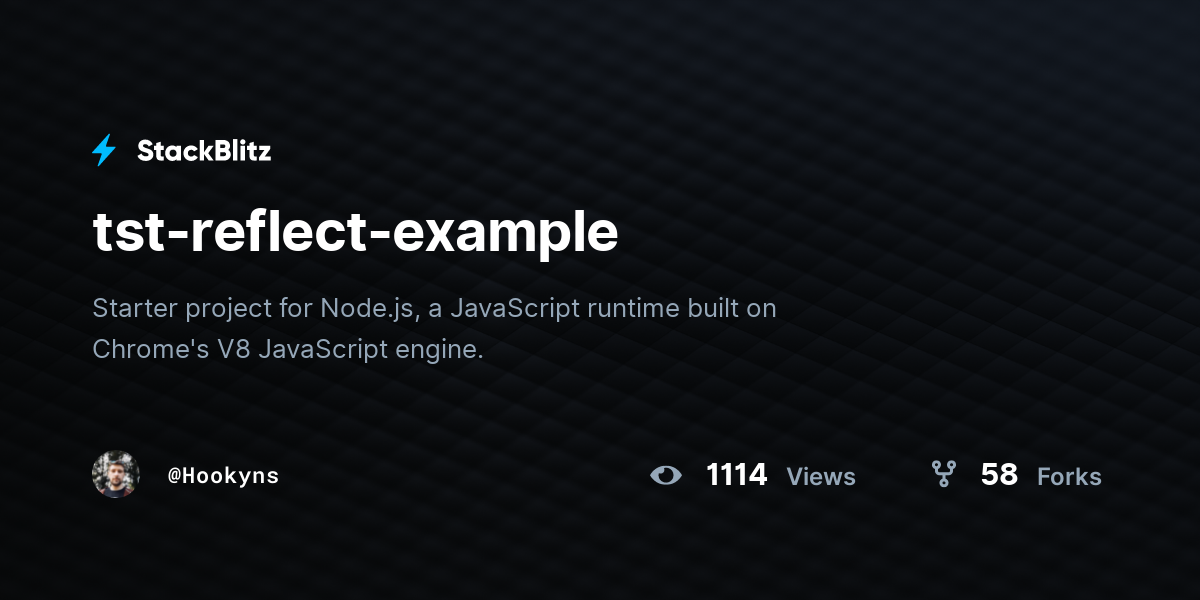 tst-reflect-example - StackBlitz