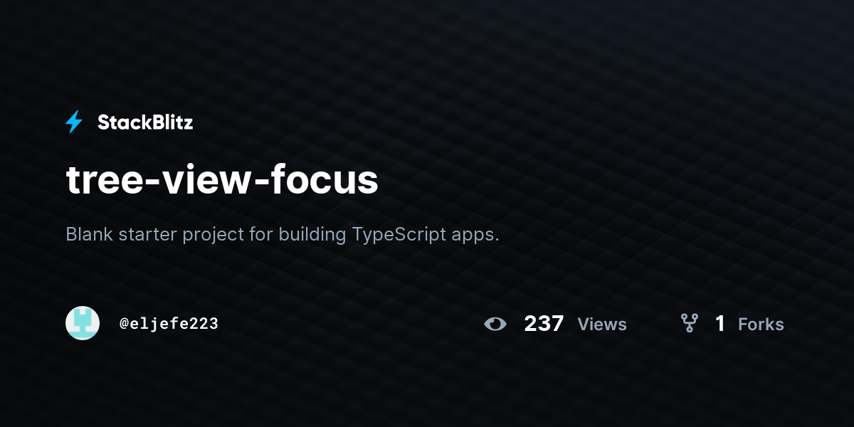 tree-view-focus - StackBlitz