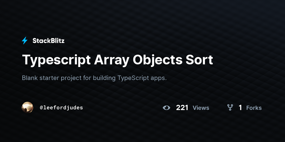 typescript-array-objects-sort-stackblitz