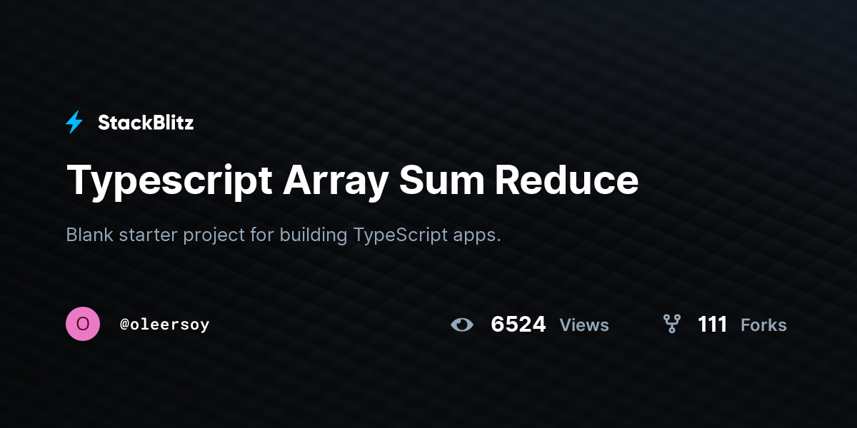 typescript reduce sum array of objects