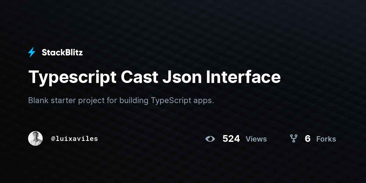 typescript-cast-json-interface-stackblitz