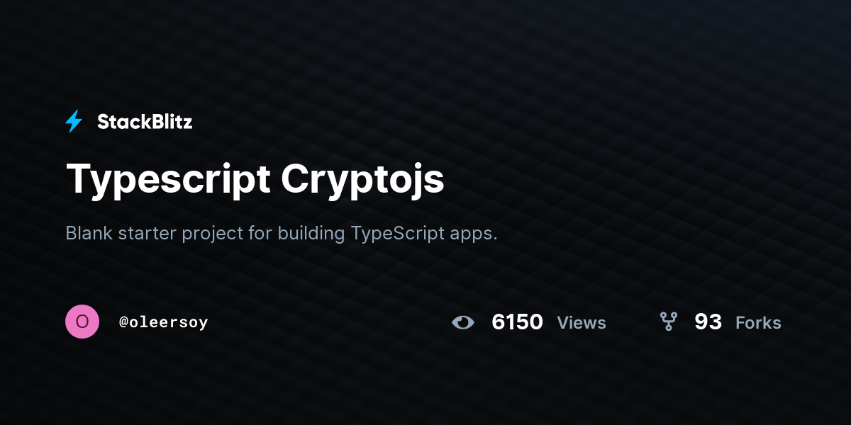 crypto js typescript